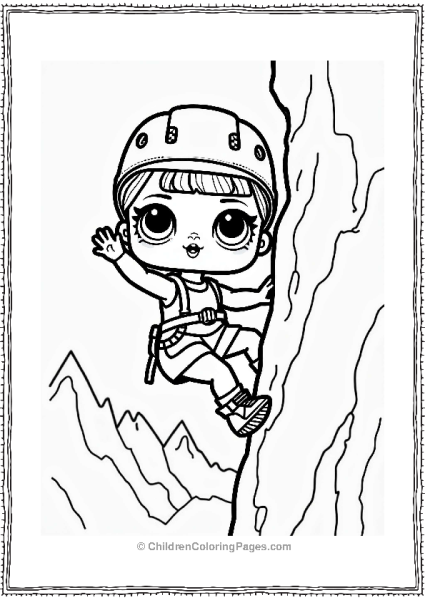 LOL Surprise Doll Rock Climbing Adventure Free PDF Printable