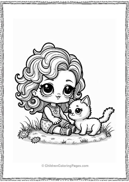 LOL Surprise Doll With Fluffy Kitten Free PDF Printable