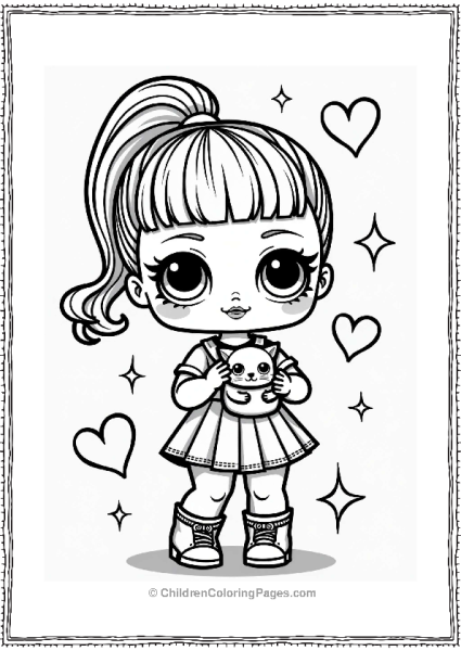 LOL Surprise Doll With Hamster Free PDF Printable