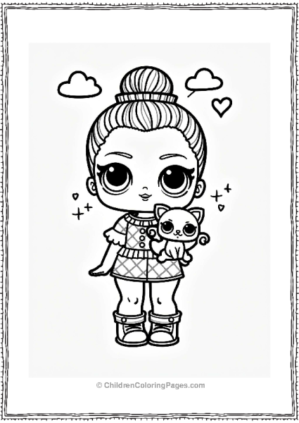 LOL Surprise Doll With Pet Accessory Free PDF Printable
