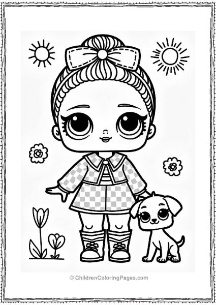 LOL Surprise Doll With Puppy Free PDF Printable