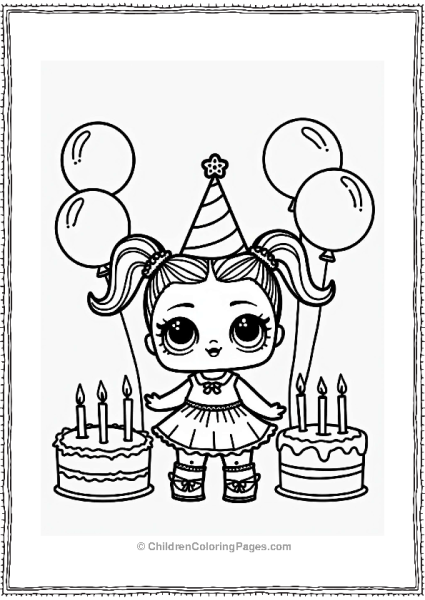 LOL Surprise Dolls Birthday Celebration Free PDF Printable