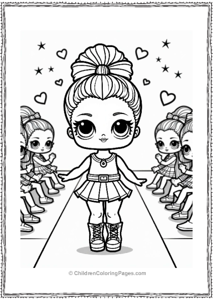LOL Surprise Dolls Fashion Show Spectators Free PDF Printable