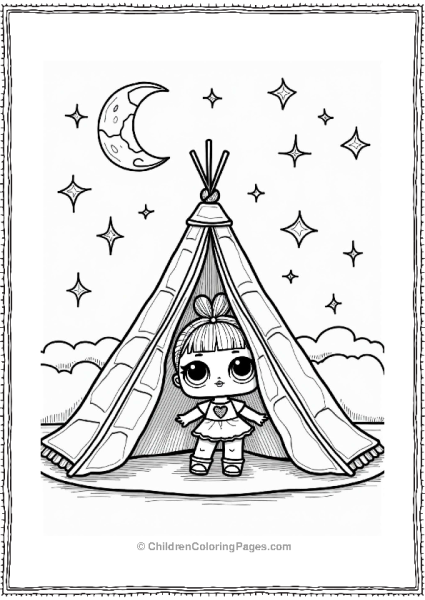 LOL Surprise Dolls In A Dreamy Tent Free PDF Printable
