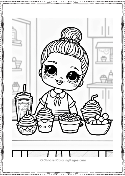 LOL Surprise Dolls Sleepover Snacks Free PDF Printable
