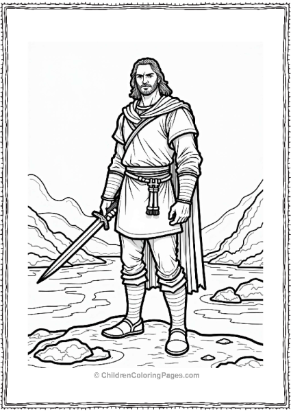 Lord Of The Rings Boromir Of Gondor By The River Free PDF Printable