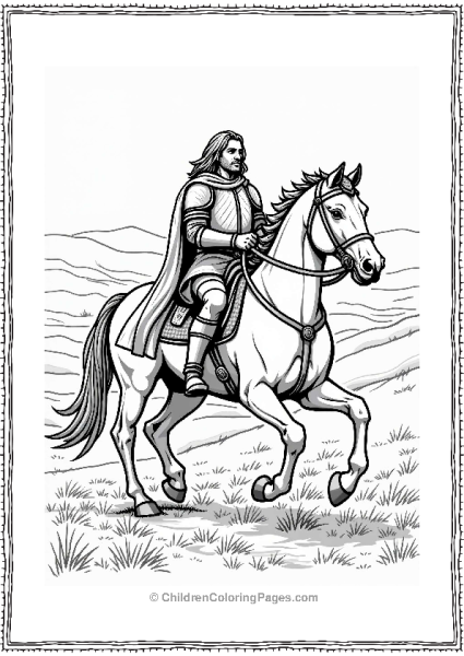 Lord Of The Rings Brave Rider Of Rohan Free PDF Printable