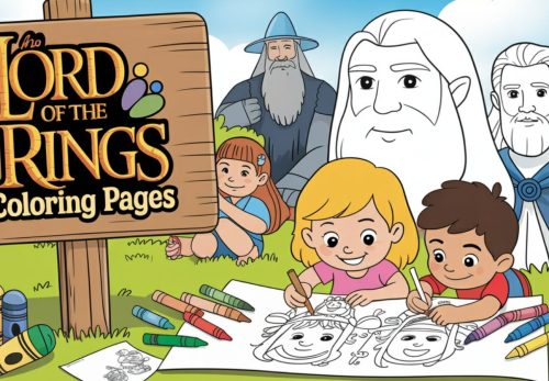 Lord Of The Rings Coloring Pages – Free PDF Printables 🧝🧙‍♂️💍🏰