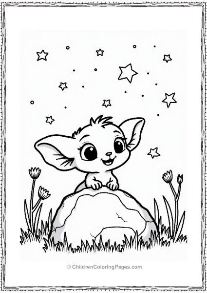 Lord Of The Rings Curious Creature Gazing At Stars Free PDF Printable
