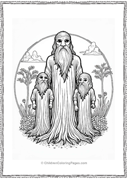 Lord Of The Rings Ent Family In Nature Free PDF Printable