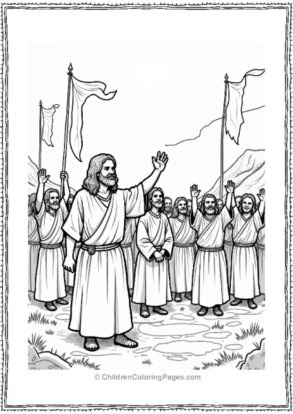 Lord Of The Rings Fellowship Members Celebrating Victory Free PDF Printable