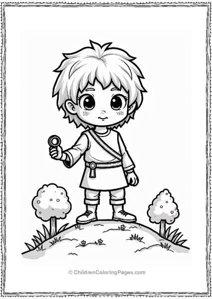 Lord Of The Rings Frodo Holding The One Ring Free PDF Printable