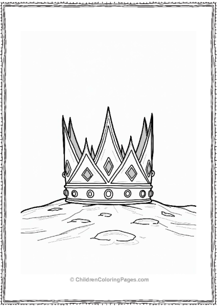 Lord Of The Rings Gondor S Crown Illustration Free PDF Printable