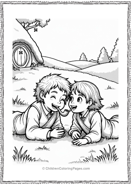 Lord Of The Rings Merry And Pippin In The Shire Free PDF Printable