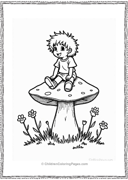 Lord Of The Rings Merry On A Mushroom Free PDF Printable