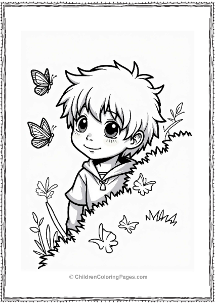 Lord Of The Rings Pippin Peeking At Butterflies Free PDF Printable