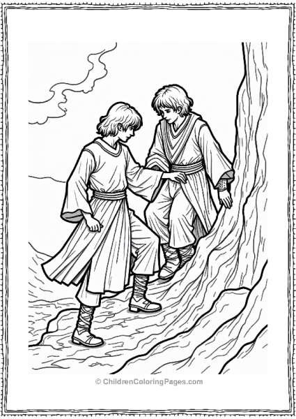 Lord Of The Rings Sam And Frodo At Mount Doom Free PDF Printable
