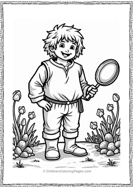 Lord Of The Rings Samwise Gamgee In A Garden Free PDF Printable