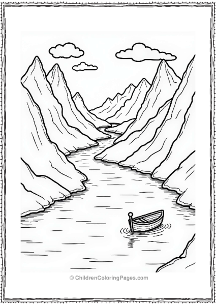 Lord Of The Rings Winding River In A Mountain Valley Free PDF Printable