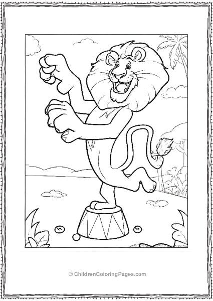 Madagascar Alex Showing Tricks Free PDF Printable