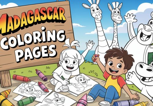 Madagascar Coloring Pages – Free PDF Printables🐾🦁🦛🦒🦓