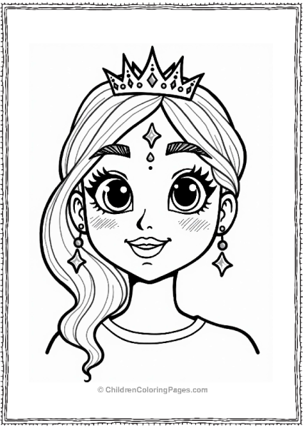 Makeup Theme Crown Like Eyebrows Design Free PDF Printable