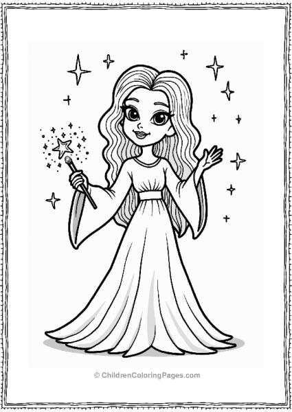 Makeup Theme Dreamy Fairy Godmother With Magic Wand Free PDF Printable