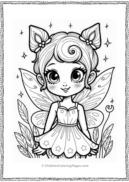 Makeup Theme Pixie With Glitter And Sparkles Free PDF Printable