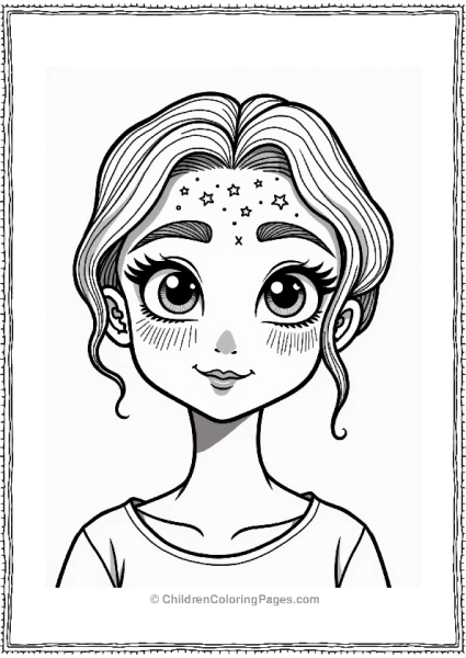 Makeup Theme Starry Night Brows Design Free PDF Printable