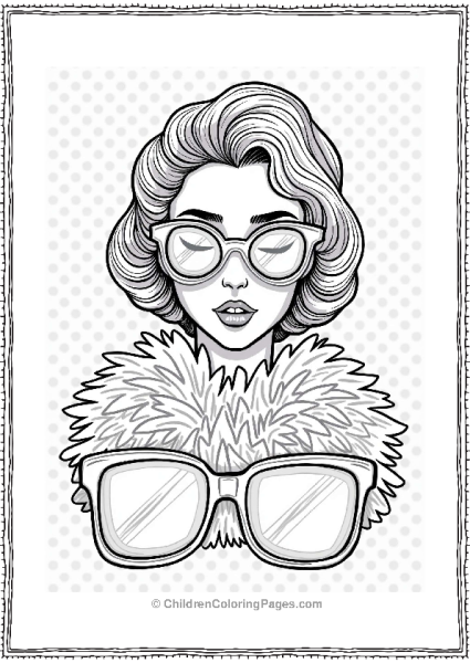 Makeup Theme Vintage Fashion Accessories Illustration Free PDF Printable