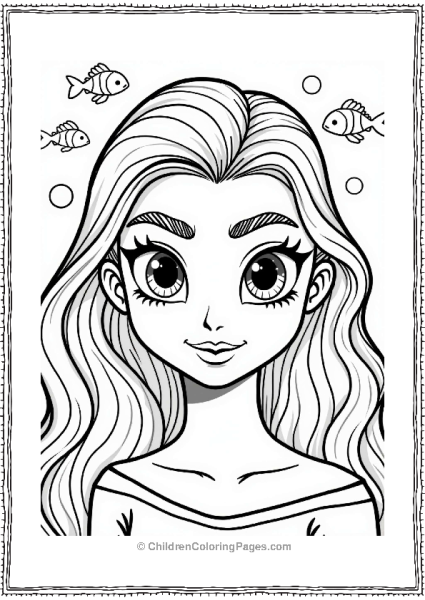 Makeup Theme Wavy Brows With Ocean Elements Free PDF Printable