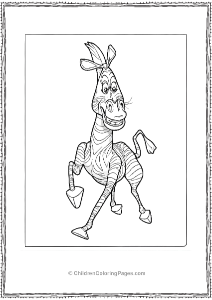Marty From Madagascar Free PDF Printable