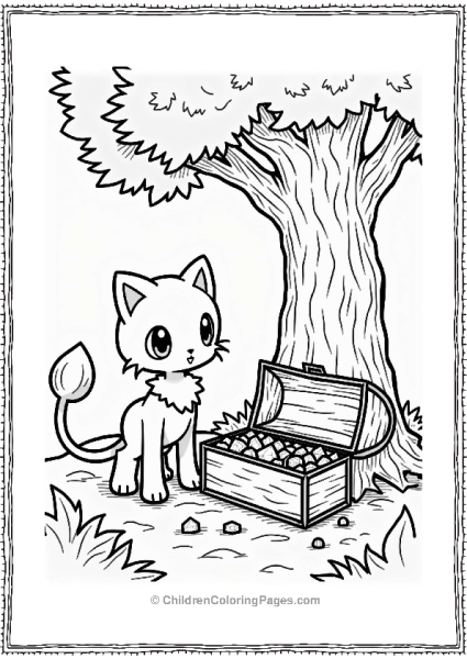 Mew Discovering Hidden Treasure Free PDF Printable