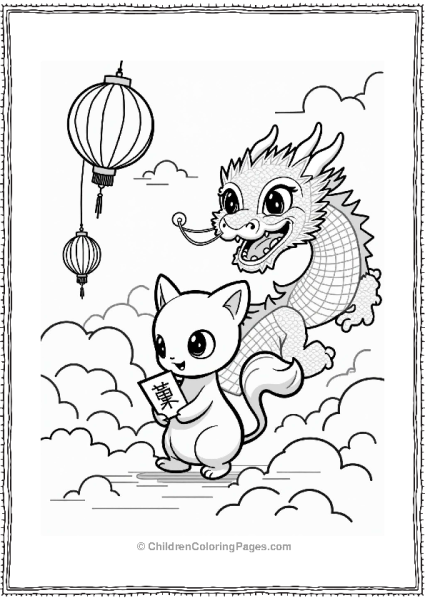 Mew In Chinese New Year Parade Free PDF Printable