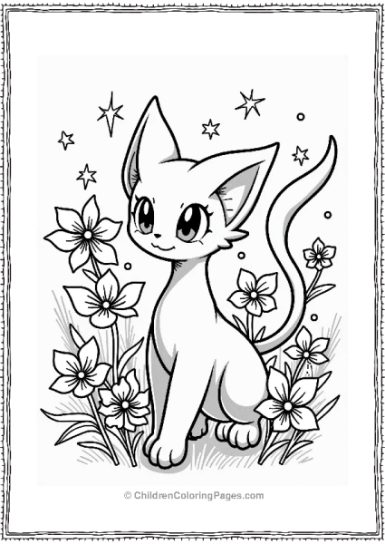 Mew Transforming Flowers Free PDF Printable
