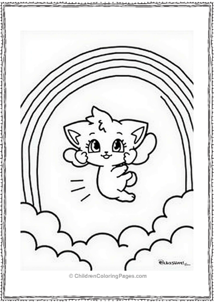 Mew Under A Magical Rainbow 1 Free PDF Printable