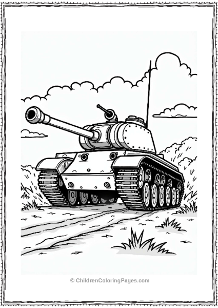Mighty Tank On The Move Free PDF Printable