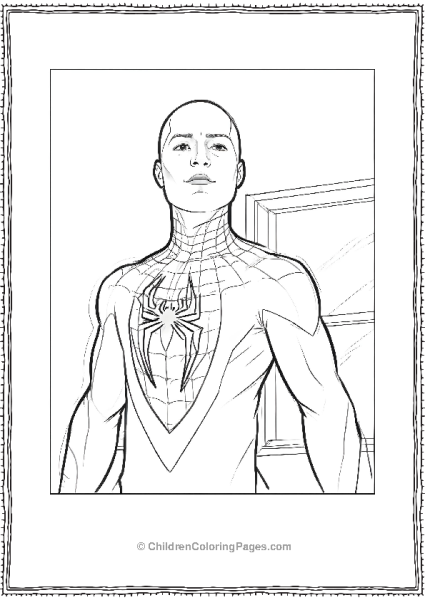 Miles Morales Bald Hero Man Free PDF Printable