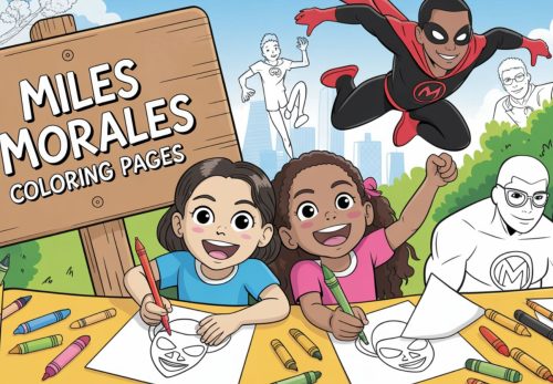 Miles Morales Coloring Pages – Free PDF Printables 🕷️👦🎨🕸️