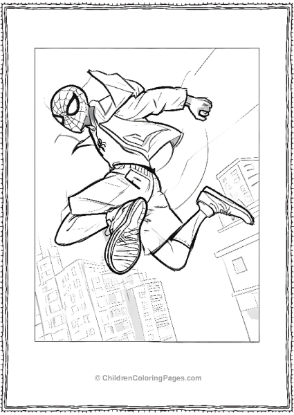 Miles Morales In Action Free PDF Printable