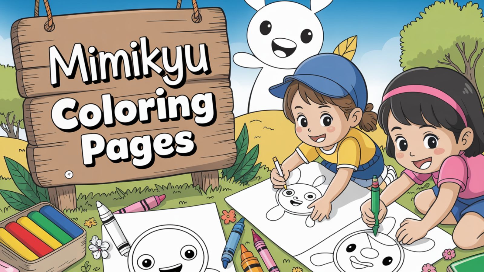 Mimikyu Coloring Pages – Free PDF Printables  👻🎨