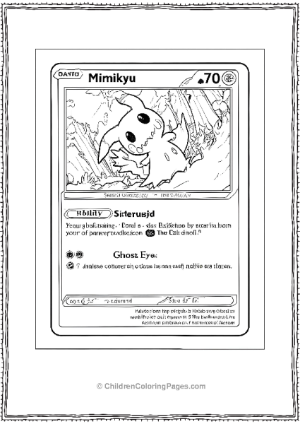 Mimikyu Pokemon Card Safeguard Ab Free PDF Printable