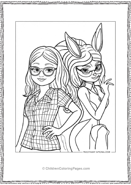 Miraculous Ladybug Alya And Rena Free PDF Printable