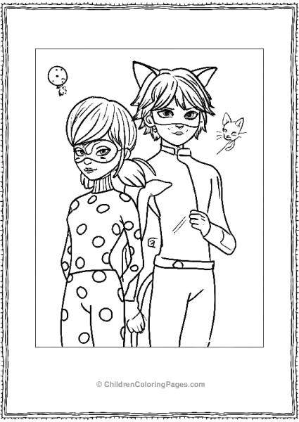 Miraculous Ladybug And Cat Noir Free PDF Printable
