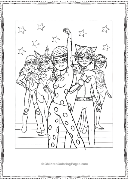 Miraculous Ladybug Crew Free PDF Printable