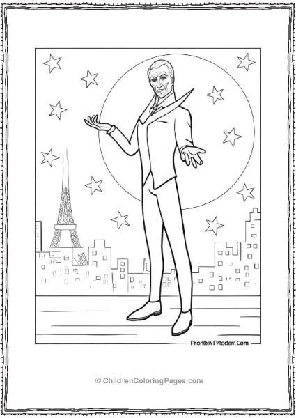 Miraculous Ladybug Hawk Moth Posing In Paris Free PDF Printable
