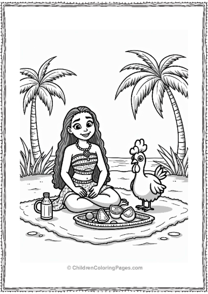 Moana And Hei Heis Picnic Free PDF Printable