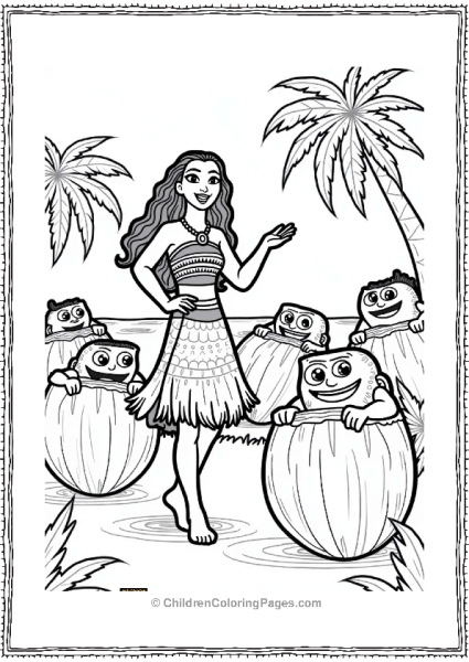 Moana And The Kakamora Adventure Free PDF Printable