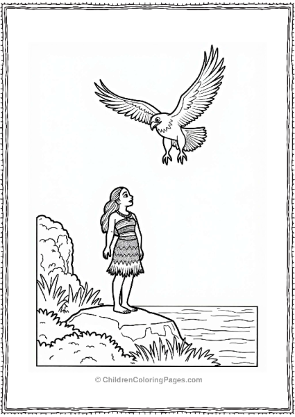 Moana And The Majestic Eagle Free PDF Printable