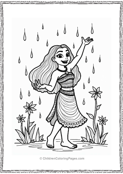 Moana And The Raindrop Dance Free PDF Printable